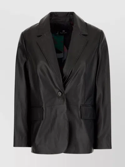 Paul Smith Leather Jackets Front Pockets