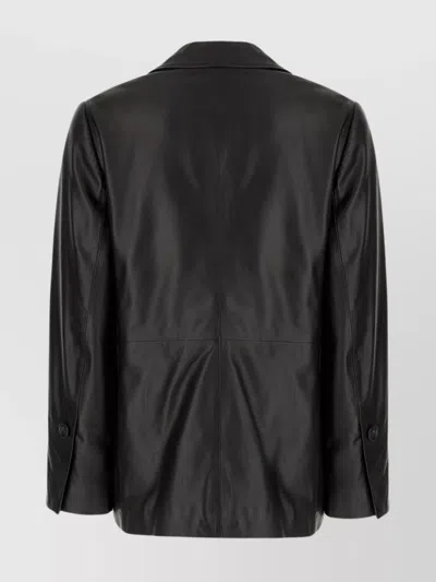 Paul Smith Leather Jackets Front Pockets