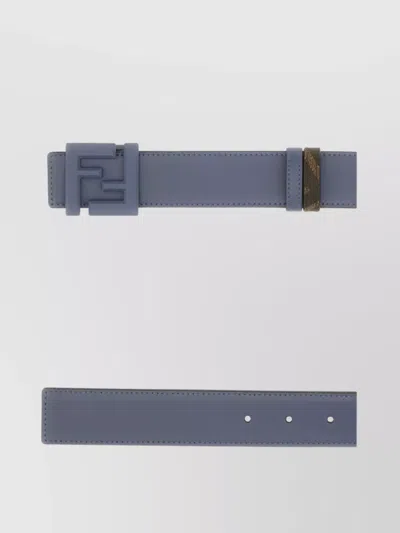 Fendi Belts Reversible Adjustable Length Options In Blue