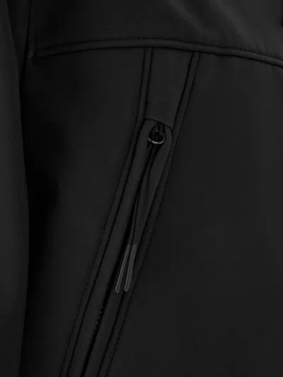 C.p. Company Shell-r Goggle Jacket In Black