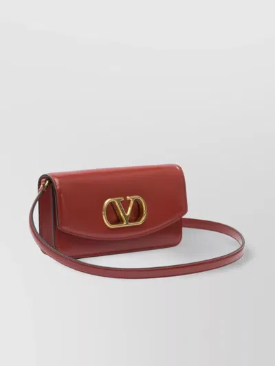 Valentino Crossbody Bags With Gold-tone Hardware And Chain Strap