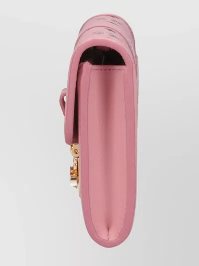 Mcm Gold-tone Hardware Wallets With Timeless Style In Pink