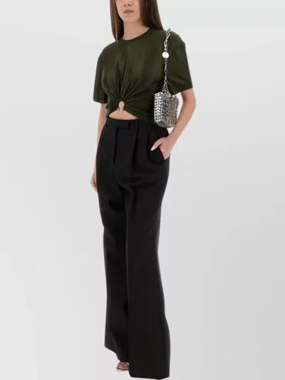 Rabanne Cut-out Knot Detail Round Neck Top