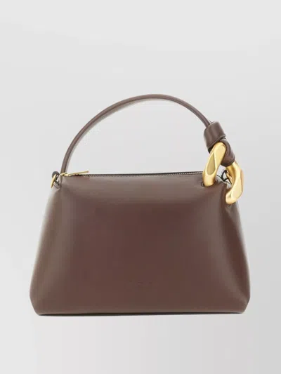 Jw Anderson Handle And Strap Shoulder Bag In Brown