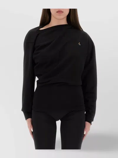 Vivienne Westwood Asymmetric Design Knitwear With Ribbed Finish