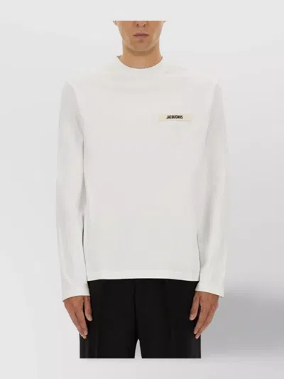 Jacquemus Le Tshirt Gros Grain Cotton Ls  T-shirt