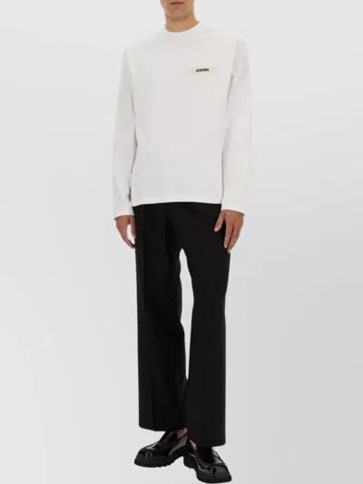 Jacquemus Le Tshirt Gros Grain Cotton Ls  T-shirt