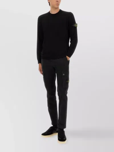 Stone Island Lightweight Wool Crew Neck Pullover