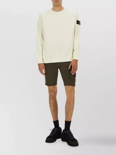 Stone Island Crewneck Sweater In Green