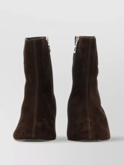 Carel Paris Suede Finish Ankle Boots
