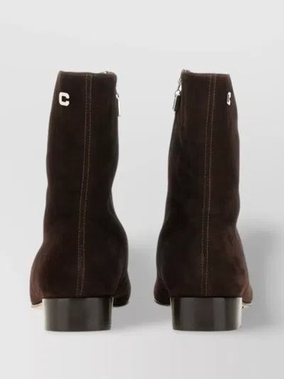 Carel Paris Suede Finish Ankle Boots