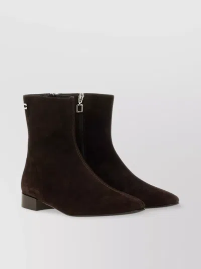Carel Paris Suede Finish Ankle Boots