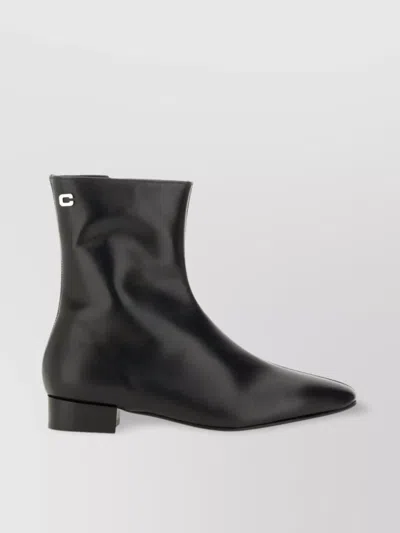 Carel Paris Block Heel Ankle Boots With Pointed Toe