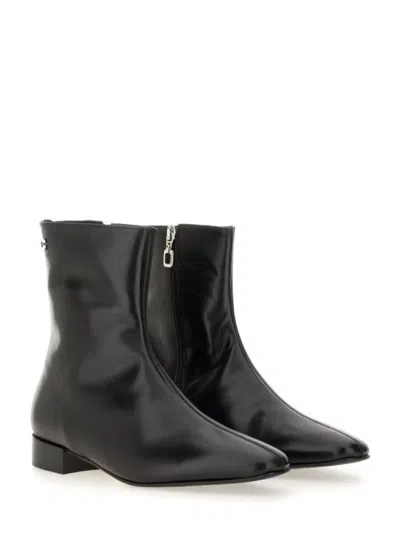 Carel Paris Block Heel Ankle Boots With Pointed Toe