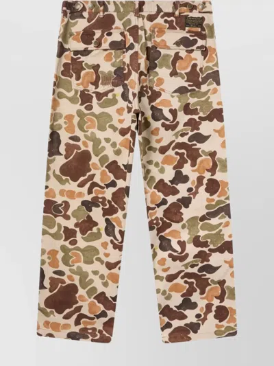Champion Camouflage Pattern Trousers With Straight Leg In Multi