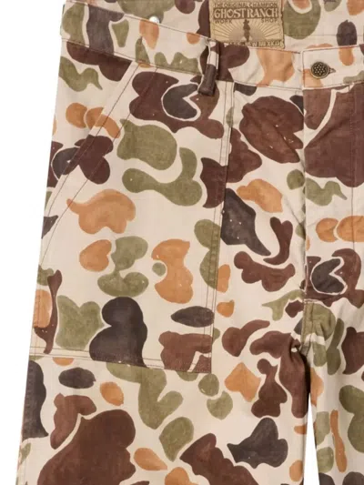 Champion Camouflage Pattern Trousers With Straight Leg In Multi