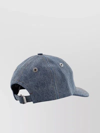 Ami Alexandre Mattiussi Stitched Denim Baseball Cap