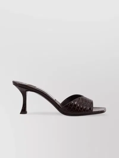 Jimmy Choo Women Skye Printed Leather Sandals