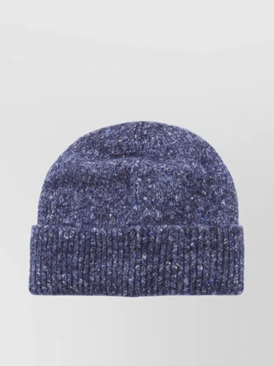 Brunello Cucinelli Speckled Ribbed Beanie