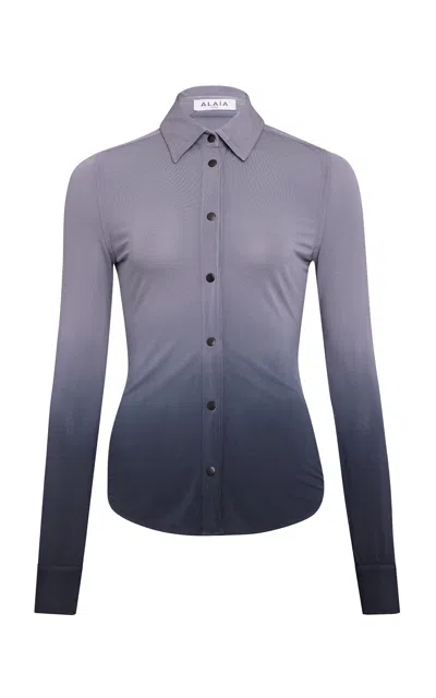 Alaïa Ombre Jersey Shirt
