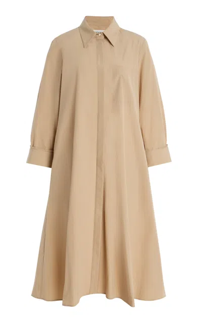Twp Hankerchief Cotton Midi Dress