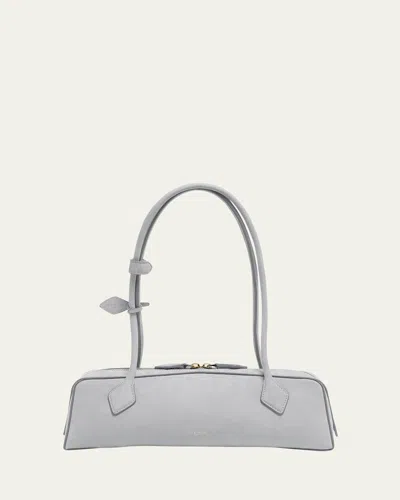 Alaïa Le Teckel Medium Suede Shoulder Bag