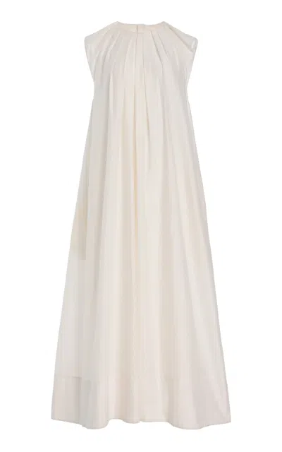 Twp Summer Cotton-silk Gown In Neutral