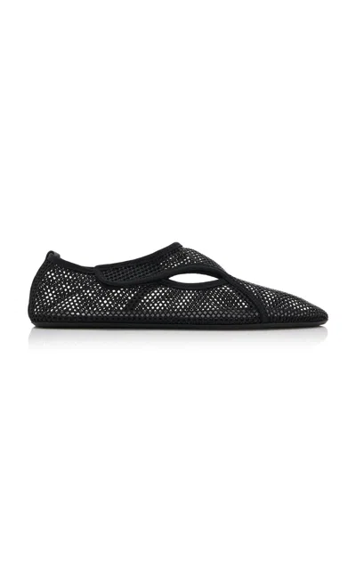 Alaïa Fishnet Slippers