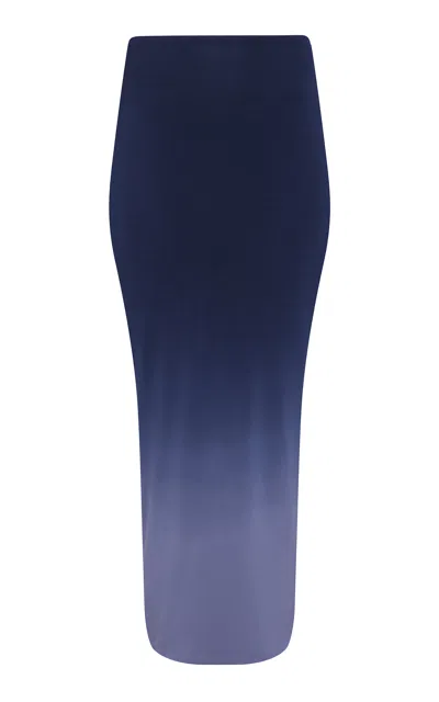 Alaïa Ombre Jersey Maxi Skirt