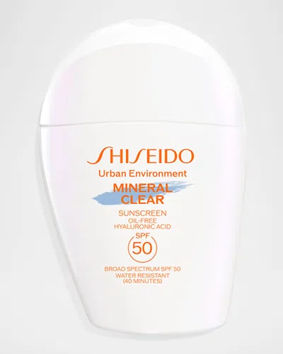 Shiseido Urban Environment Mineral Clear Sunscreen Spf 50, 1 Oz.