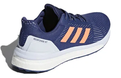 Adidas Originals (wmns) Adidas Response 'indigo Solar Orange' In Blue