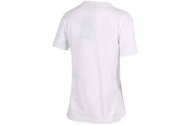 Adidas Originals Adicolor Trefoil Boxy Graphic T-shirt In White