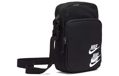 Nike Heritage Embroidered Triple Logo Shoulder Bag 'black'