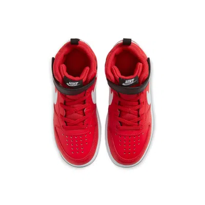 Nike (ps)  Court Borough Mid 2 'red Black White'