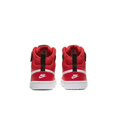 Nike (ps)  Court Borough Mid 2 'red Black White'