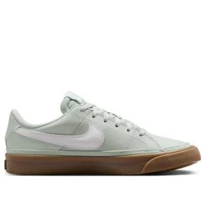 Nike (gs)  Court Legacy 'light Silver Gum Dark Brown White'