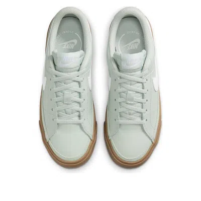 Nike (gs)  Court Legacy 'light Silver Gum Dark Brown White'