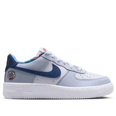 Nike (gs)  Air Force 1 Lv8 'just Do It' In Blue