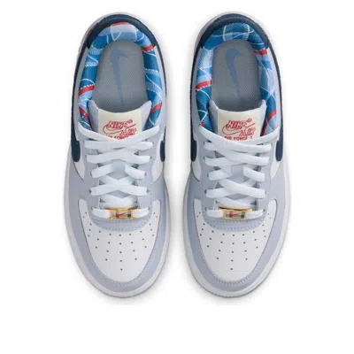 Nike (gs)  Air Force 1 Lv8 'just Do It' In Blue