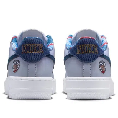 Nike (gs)  Air Force 1 Lv8 'just Do It' In Blue