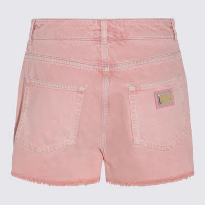 Dolce & Gabbana Short Pants Five Pockets In Pink