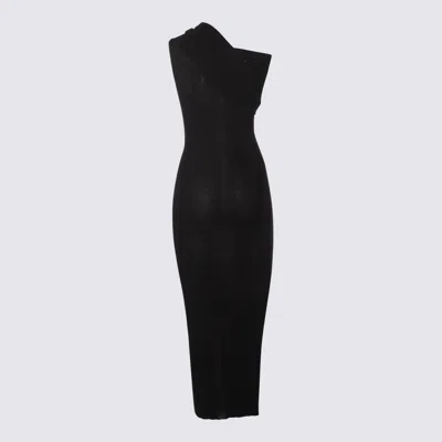 Rick Owens Black Wool Dress