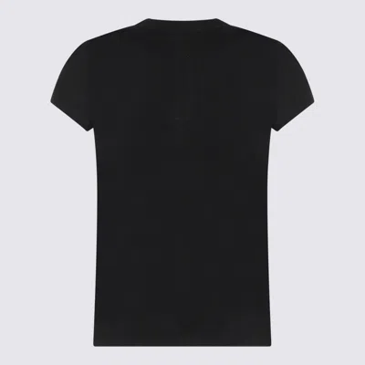 Rick Owens Black Cotton T-shirt