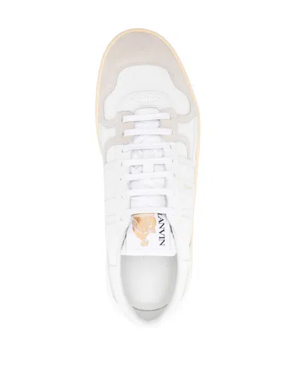 Lanvin Clay Sneakers Shoes In White