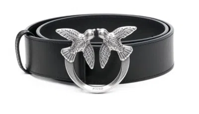 Pinko Love Birds Leather Belt