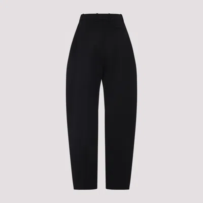 Givenchy Black Wool Tailored Pants In Black