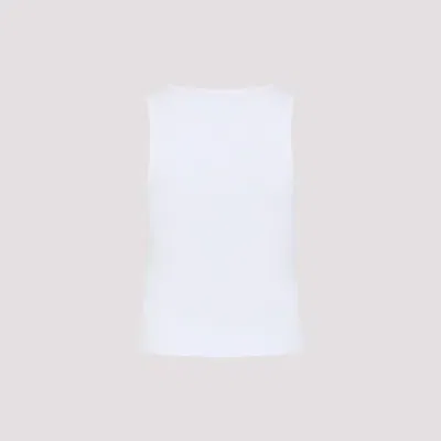 Givenchy Slim Tank Top With Logo Print In White