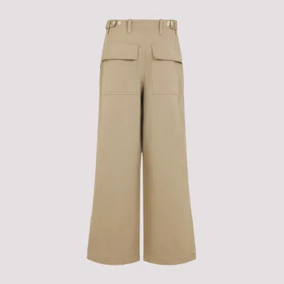 Marni Rose Embroidered Cotton Gabardine Pants