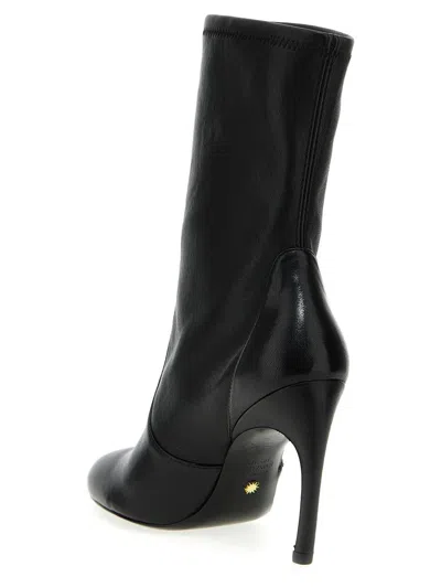 Stuart Weitzman Woman Ankle Boots Black Size 7.5 Leather In Black