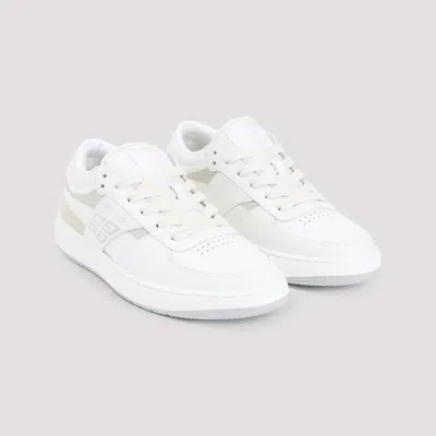 Givenchy G Move White Low Top Sneakers With Logo Detail On The Side In Leather Man In White
